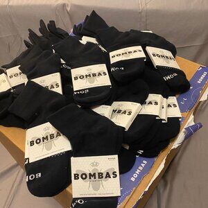 [25 pack] Bombas Classic Marl Quarter - Navy Socks Medium